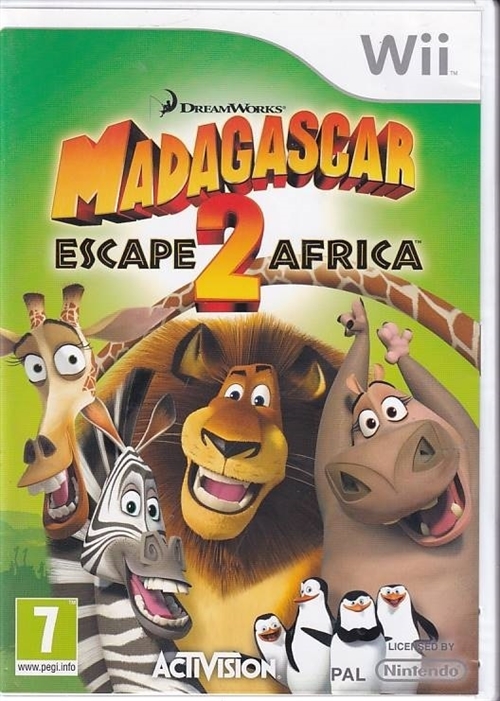 Madagascar Escape 2 Africa - Wii (B Grade) (Genbrug)